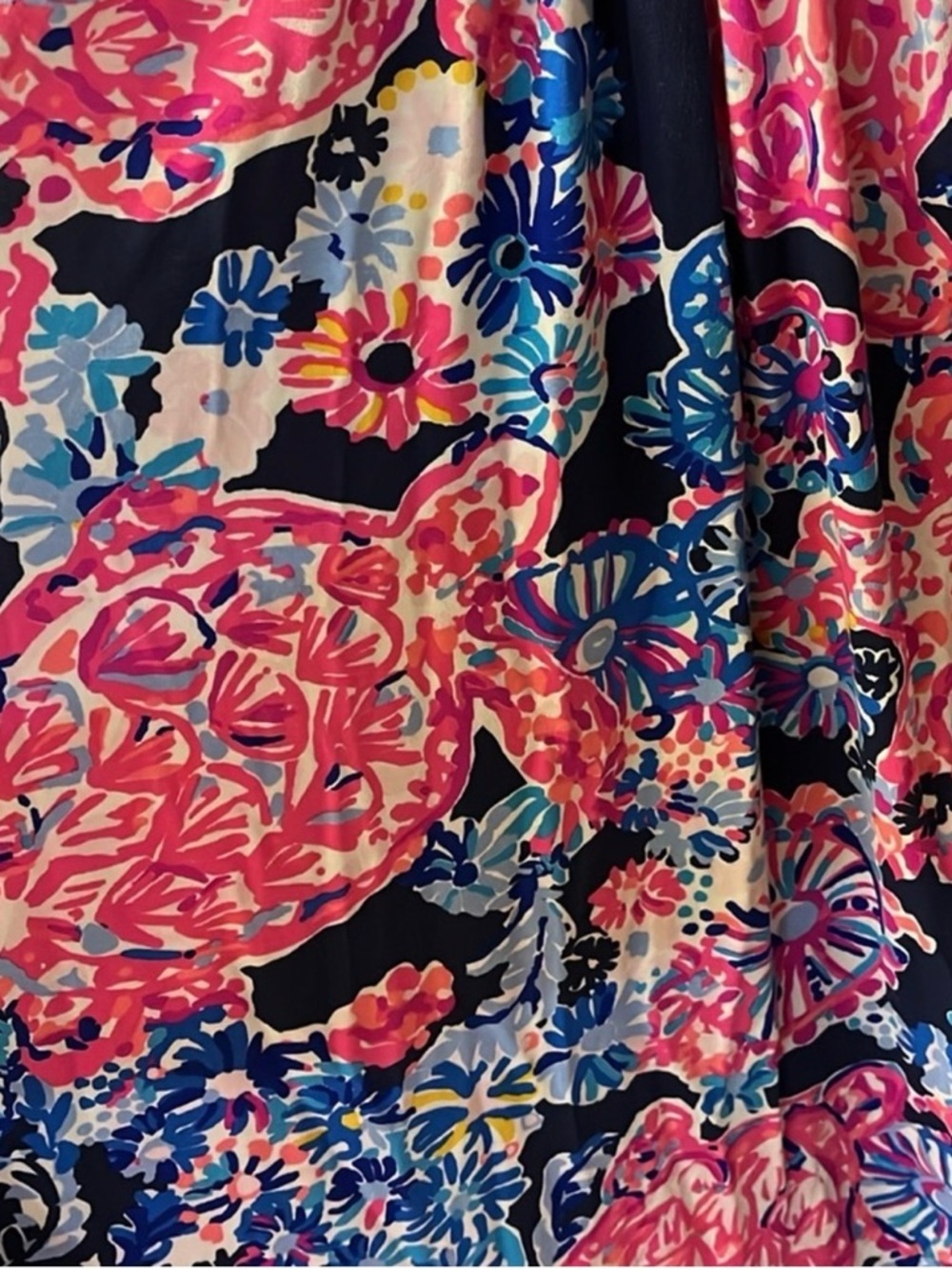 LILLY PULITZER Bingham Midi Dress High Tide In Turtle Amazement large NWT - Picture 8 of 8